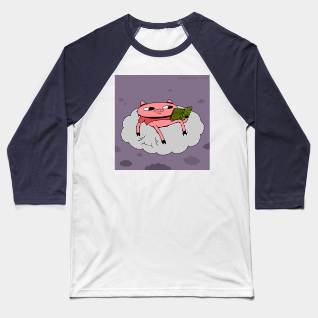 Hog & Fog Baseball T-Shirt by jareddweiss